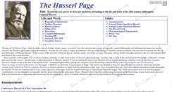 Desktop Screenshot of husserlpage.com